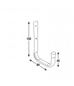 Gereedschaphaak M:120x82x41