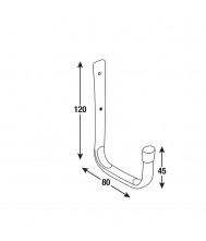 Gereedschaphaak M:120x82x41 Opbergen 