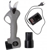 Electrische snoeischaar in opbergkoffer, 2 accu's