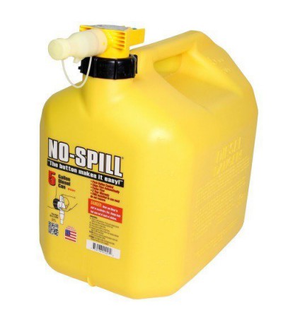 No spill jerrycan benzine en diesel 20L Geel