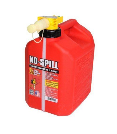 No spill jerrycan benzine en diesel 10L Rood