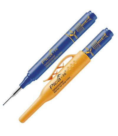 Pica 150/41 markeerstift voor diepe gaten blauw Divers