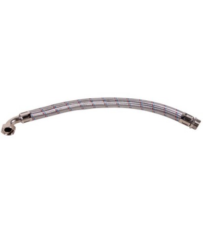 ASPIRA Flexibele metalen slang met bocht 100 cm lang
