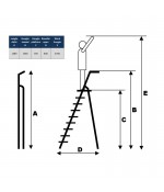 ASC Aluminium bordestrap 3 treden