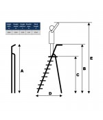 ASC Aluminium bordestrap 6 treden