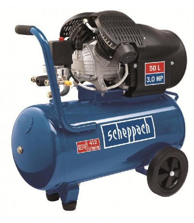 Scheppach 50L dubbele cilinder compressor HC52DC