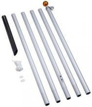 Mast voor Fairybell 6m 5-delig aluminium deelbaar Fairybell