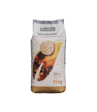 Pellets zak Agriselect Virgin a 15 kilo (alleen winkel)