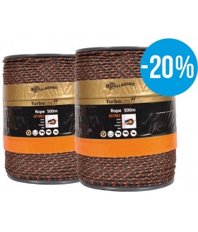 Gallagher duopackTurboline cord terra 2X500M Aktie!