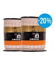 Gallagher duopackTurboline cord wit 2X500M Aktie!