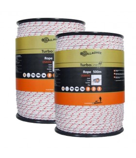 Gallagher duopackTurboline cord wit 2X500M Aktie!