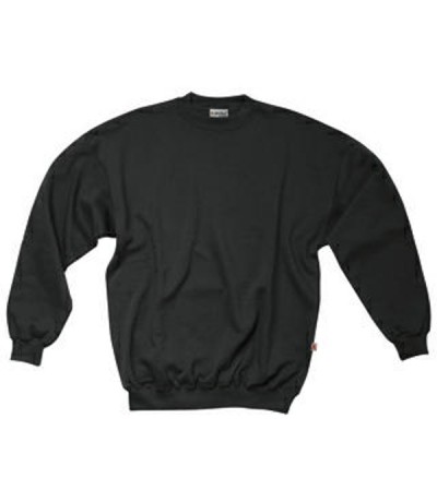 Sweater ronde hals zwart XXL
