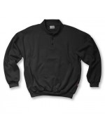 Sweater polokraag zwart XXXL