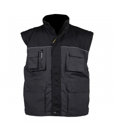 Storvik Bodywarmer antraciet/ zwart maat L