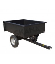 Turfmaster Aanhangwagen met kiepbak in metaal 107x87x31 10" Accessoires & Onderhoud