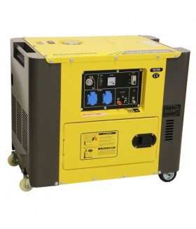 VP Diesel generator set geluidsgedempt 230V 6KVA Diesel aggregaat