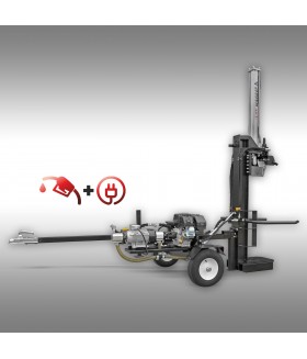 Jansen HS-20H110K Houtklover 20 ton met Benzine en Elektomotor Houtklover