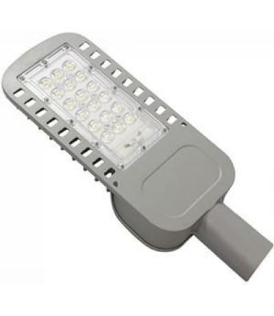 LED Straatlamp SLIM 30W 4000K grijs