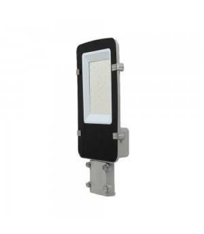 LED straatlamp 30W 6400K grijs zwart