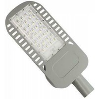 LED straatlamp slim 50W 6500K grijs