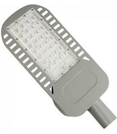 LED straatlamp slim 50W 6500K grijs