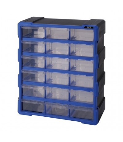 Toolbox4you Opbergkast met 18 bakjes Gereedschapskist/koffer