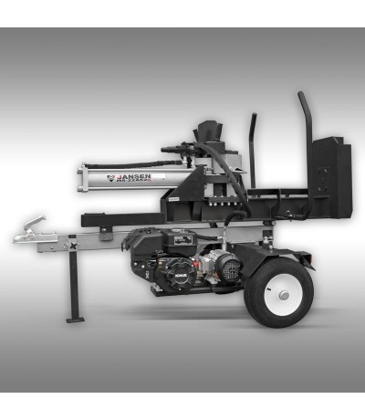 Jansen Houtklover HS-22A62K benzine+elektro, 22 t, 62, staand+liggend, Kloofmachine