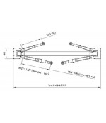 Falco Sollevatori 2 Koloms Hefbrug 4000 Kg 400V Premium Hefbrug / Motorfietslift