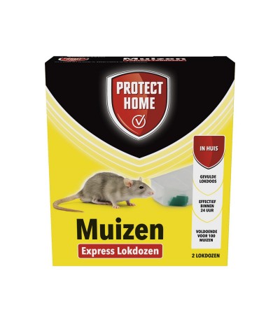 SBM Express muizenlokdoos & pasta 2st/pak Protect Home Ongediertebestrijding