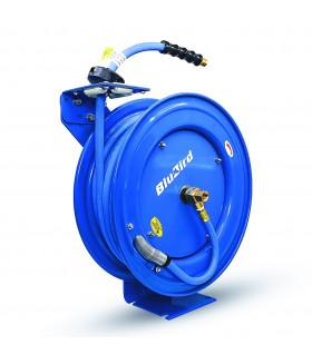 Blubird Rubber Air Hose Reel single arm heavy duty 13mm x 15mtr Slangen & haspels