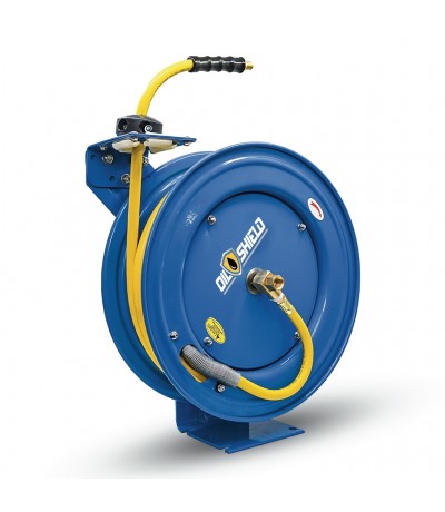 Blubird OilShield Rubber Air Hose Reel single arm 13mm x 15mtr
