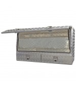 Bullram opbergkist traanplaat met deur en 2 lades