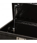 Toolbox4You Opbergkist traanplaat extra groot zwart gecoat Kisten en opbergdozen