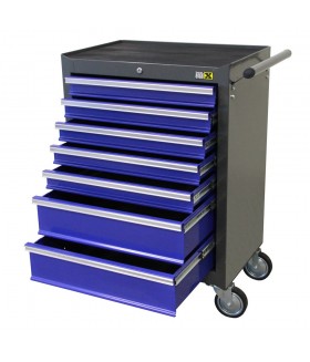 Toolbox4you Gereedschapswagen 7 lades blauw Gereedschapswagen