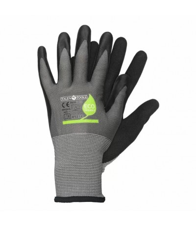 Talentools Werkhandschoen Recycled Polyester Latex coating Maat XL Handschoenen