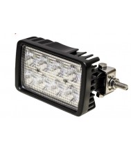 KSG LED werklamp 40 watt rechthoekig (zijaansluiting) Werklampen 12V/24V