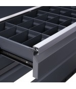 Toolbox4you Universele inbouw kast voor bestelwagen met 3 laden Gereedschapskist/koffer
