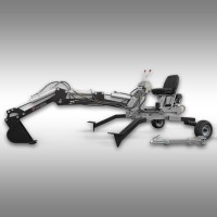 Jansen Minikraan Jansen MB-360, Benzine, spin-graafmachine