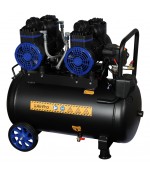 Compressor olievrij 2x1.8pk 40L tank 230V