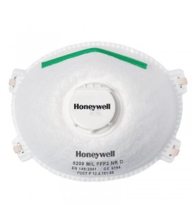 Honeywell stofmasker 5209, FFP2, 20 stuks Adembescherming