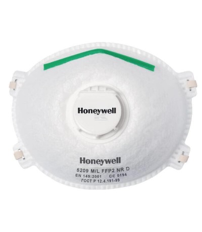 Honeywell stofmasker 5209, FFP2, 20 stuks Adembescherming