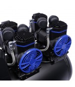 AirPro Compressor olievrij 4x2pk 120L tank