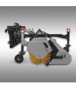 Jansen Trekker veegmachine JK-200, Euro pick-up, universele bezem, voorlader Trekker werktuig