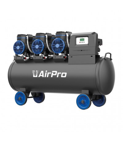 AirPro Compressor olievrij 3x1pk 100L tank Compressor