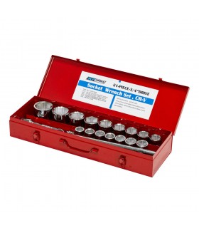 Doppendoos 21 delig metrisch Gereedschapset Divers