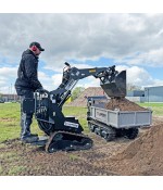 80L bak voor compacte lader Jansen KL-200, stand-on skid steer, multilader Graafmachine's