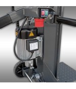 Houtklover Jansen TS-12E, 12 t met stamlift, elektromotor 5 kW, Kloofmachine Houtklover