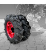 Jansen Complete Set Dubbele Banden voor de MGT-600 Aanbouw voor tweewielige trekker