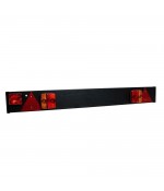 Trailer Gear Verlichtingsbalk 9 meter kabel 7-polig Zwart