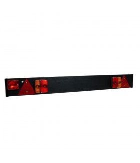 Trailer Gear Verlichtingsbalk 9 meter kabel 7-polig Zwart